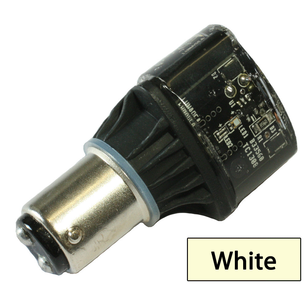 Lunasea Single-Color LED Replacement Bulb - 10-30VDC - White - Reel Draggin' Tackle