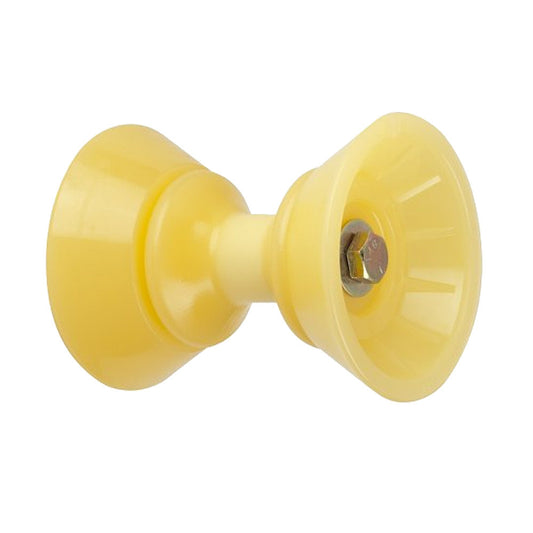 C.E. Smith 3" Bow Bell Roller Assembly - Yellow TPR - Reel Draggin' Tackle