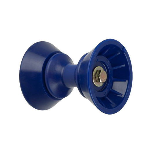 C.E. Smith 3" Bow Bell Roller Assembly - Blue TPR - Reel Draggin' Tackle
