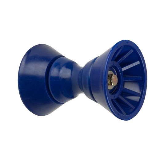 C.E. Smith 4" Bow Bell Roller Assembly - Blue TPR - Reel Draggin' Tackle
