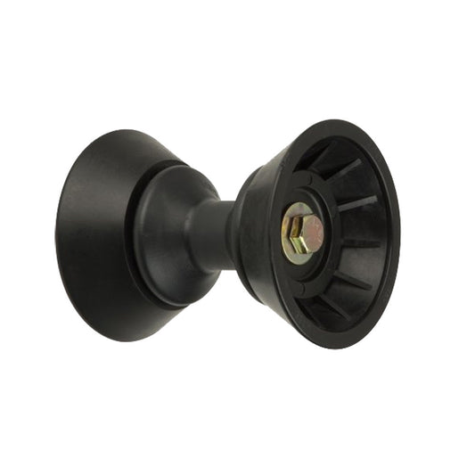 C.E. Smith 3" Bow Bell Roller Assembly - Black TPR - Reel Draggin' Tackle