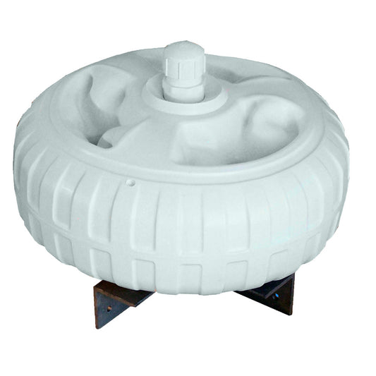 Dock Edge Inflatable Dock Wheel - 18" - White - Reel Draggin' Tackle