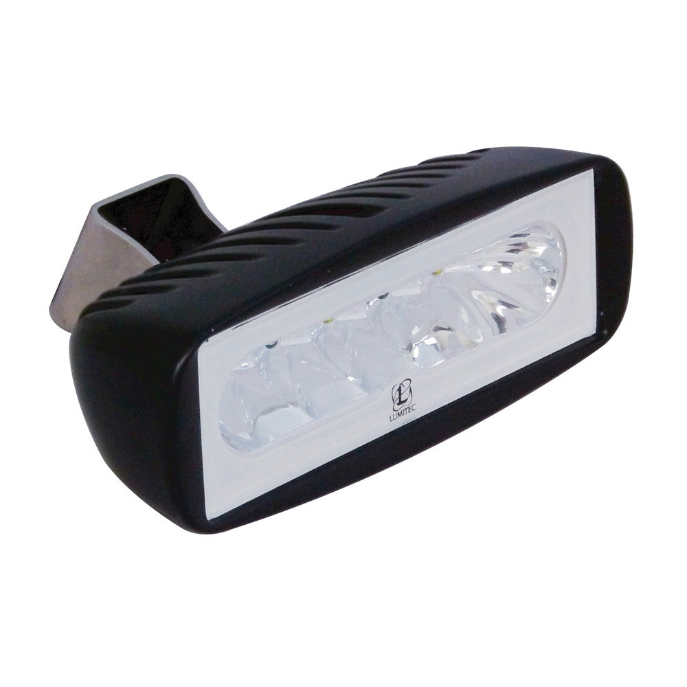 Lumitec Caprera2 - LED Flood Light - Black Finish - 2-Color White/Red Dimming - Reel Draggin' Tackle