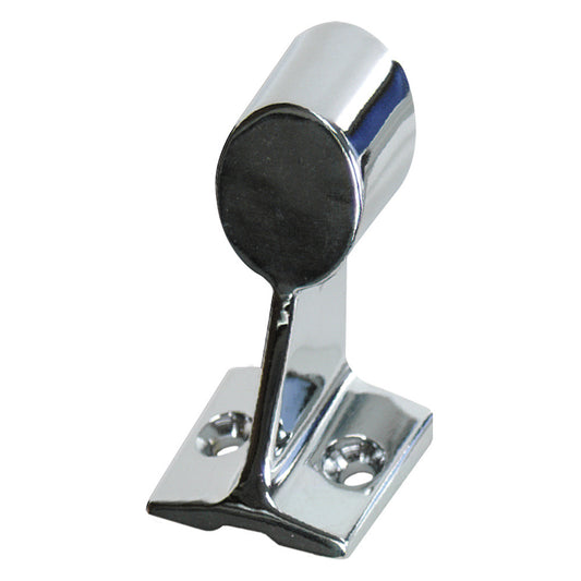 Whitecap Aft Handrail Stanchion - 316 Stainless Steel - 7/8" Tube O.D. (Left) - Reel Draggin' Tackle