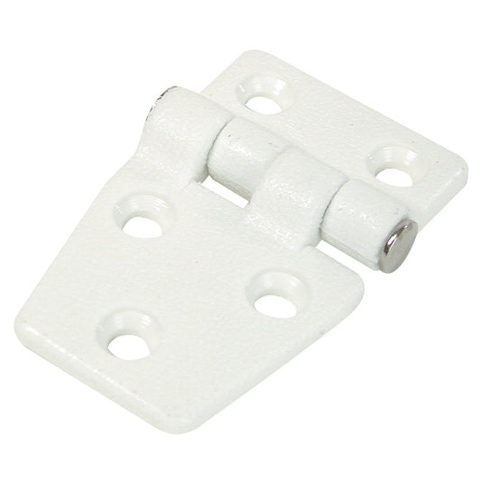 Whitecap Shortside Door Hinge - White Nylon - 1-3/8" x 2-1/4" - Reel Draggin' Tackle