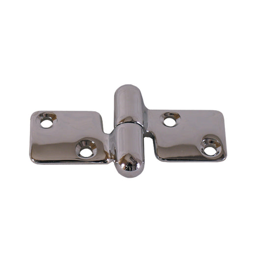 Whitecap Take-Apart Hinge (Non-Locking) - CP/Brass - 3-7/8" x 2-1/16" - Reel Draggin' Tackle - 1