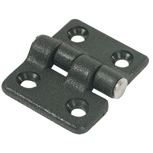 Whitecap Butt Hinge - Black Nylon - 1-1/2" x 1-3/8" - Reel Draggin' Tackle