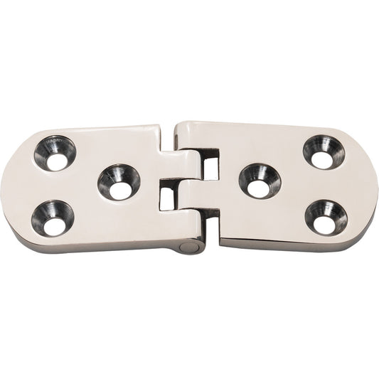 Whitecap Flush Mount Hinge - 316 Stainless Steel - 4" x 1-1/2" - Reel Draggin' Tackle