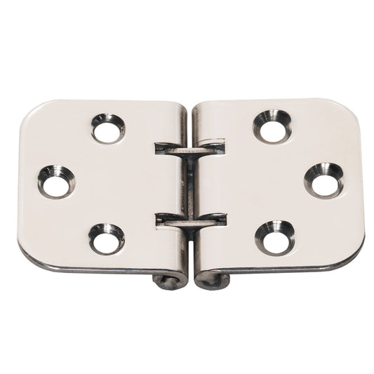 Whitecap Flush Mount 2-Pin Hinge - 304 Stainless Steel - 2-13/16 x 1-9/16 - Reel Draggin' Tackle
