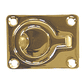 Whitecap Flush Pull Ring - Polished Brass - 2&#34; x 2-1/2&#34; - Reel Draggin' Tackle