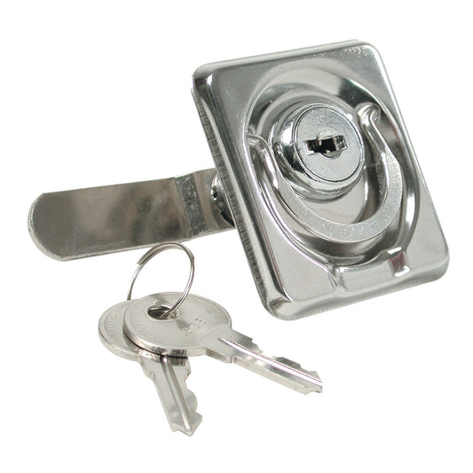 Whitecap Locking Lift Ring - 304 Stainless Steel - 2-1/8" - Reel Draggin' Tackle
