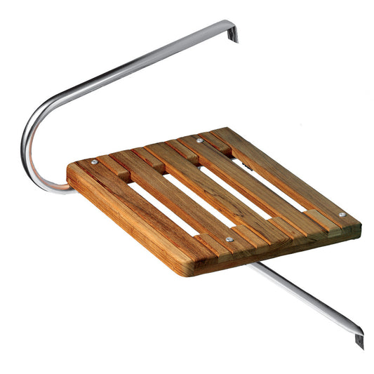 Whitecap Teak Swim Platform f/Outboard Motors - Reel Draggin' Tackle