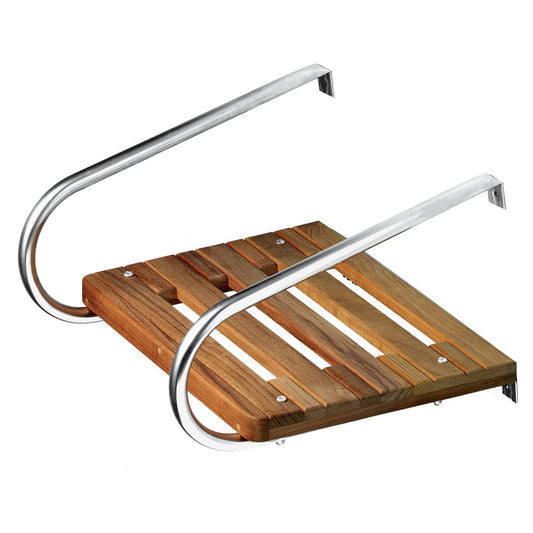 Whitecap Teak Swim Platform f/Inboard/Outboard Motors - Reel Draggin' Tackle
