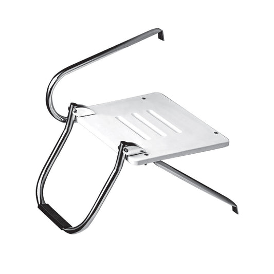 Whitecap White Poly Swim Platform w/Ladder f/Outboard Motors - Reel Draggin' Tackle