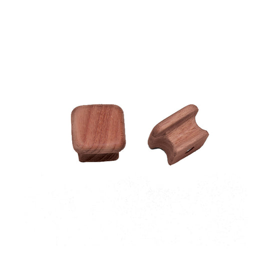 Whitecap Teak Square Drawer Knob - 1-1/8" - 2 Pack - Reel Draggin' Tackle
