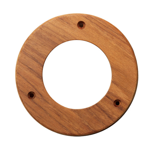 Whitecap Teak Trim Ring - 4" Inner Diameter Opening - Reel Draggin' Tackle