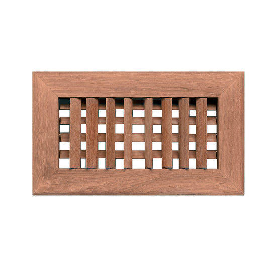 Whitecap Teak Air Conditioning Vent - 9-3/4" x 5-3/4" x 1-1/2" - Reel Draggin' Tackle