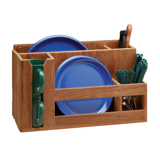 Whitecap Teak Dish/Cup/Utensil Holder - Reel Draggin' Tackle