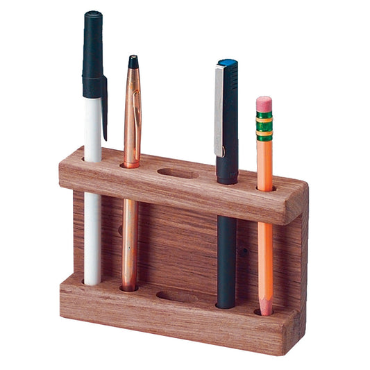 Whitecap Teak Pencil Holder - Reel Draggin' Tackle - 1