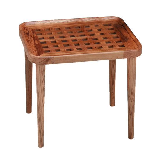 Whitecap Teak Cockpit Grate End Table - Reel Draggin' Tackle