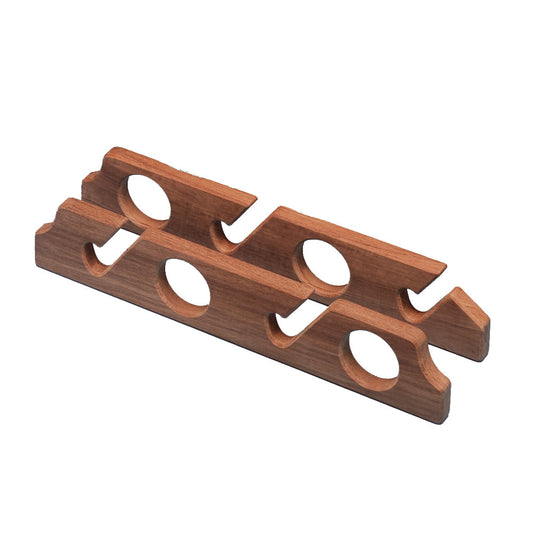 Whitecap Teak Four-Rod Storage Rack - Pair - Reel Draggin' Tackle