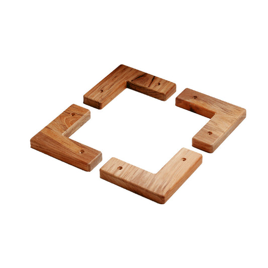 Whitecap Teak Cooler/Box Chocks - 4 Pack - Reel Draggin' Tackle - 1