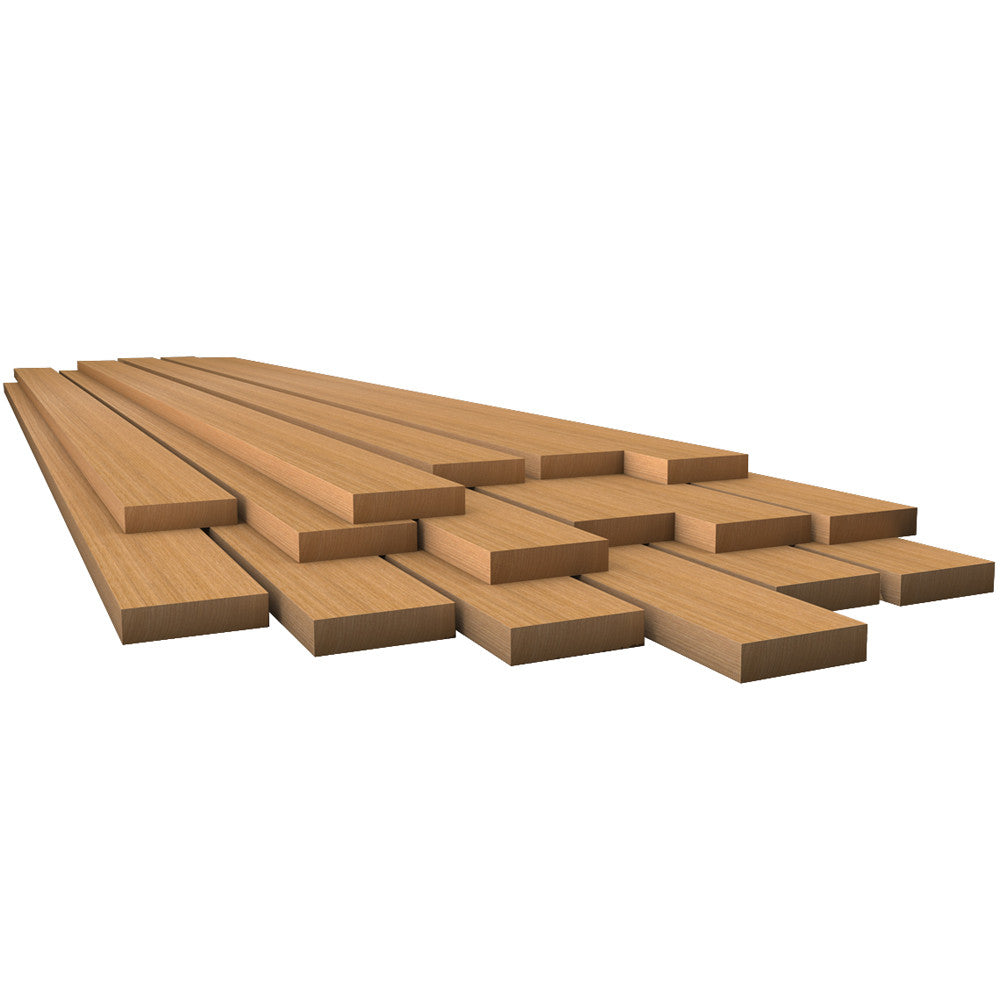 Whitecap Teak Lumber - 7/8" x 1-3/4" x 48" - Reel Draggin' Tackle