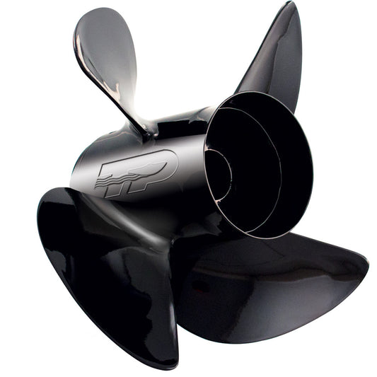 Turning Point LE1/LE2-1315-4 Hustler® Aluminum - Right-Hand Propeller - 13.5 x 15 - 4-Blade - Reel Draggin' Tackle