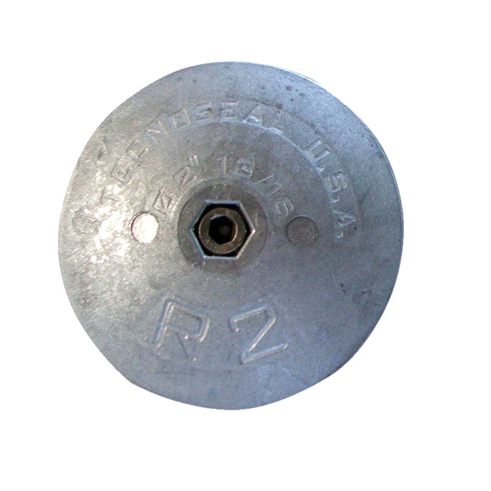 Tecnoseal R2 Rudder Anode - Zinc - 2-13/16&#34; Diameter - Reel Draggin' Tackle