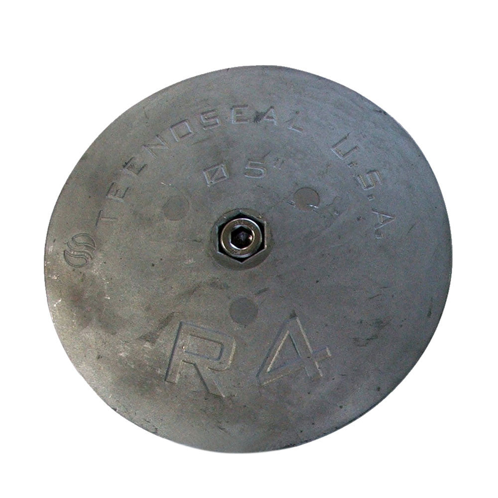 Tecnoseal R4 Rudder Anode - Zinc - 5&#34; Diameter - Reel Draggin' Tackle