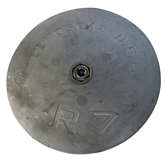 Tecnoseal R7 Rudder Anode - Zinc - 6-1/2" Diameter - Reel Draggin' Tackle