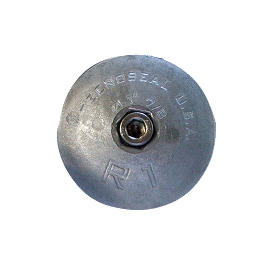 Tecnoseal R1AL Rudder Anode - Aluminum - 1-7/8" Diameter - Reel Draggin' Tackle