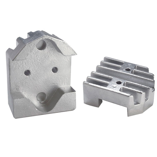 Tecnoseal Gimbal Block Anode - Zinc Finned - Reel Draggin' Tackle