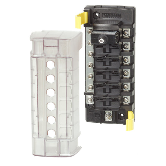 Blue Sea 5052 ST CLB Circuit Breaker Block - 6 Position w/Negative Bus - Reel Draggin' Tackle