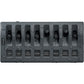 Blue Sea 4309 WeatherDeck 12V DC Waterproof Switch Panel - 8 Position