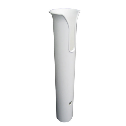 TACO Poly Thru-Bolt Rod Holder w/Mounting Holes - No Hardware - White - Reel Draggin' Tackle