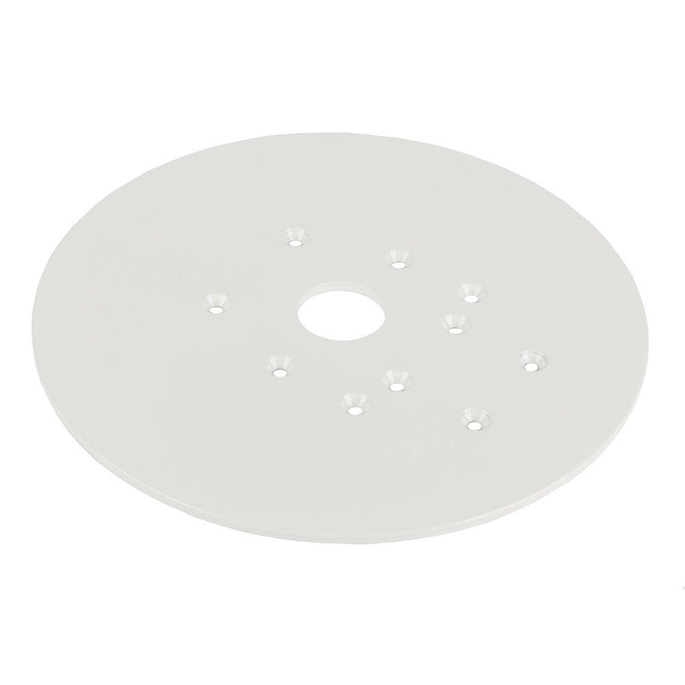 Edson Vision Series Universal Mounting Plate - 10-5/8&#34; Diameter w/No Holes - Reel Draggin' Tackle