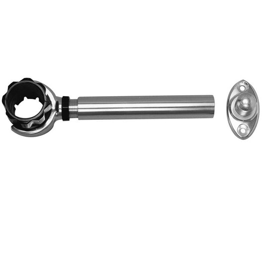 Rupp Threaded Antenna Support w/6" Flat Mount & 1.5" Collar - Reel Draggin' Tackle