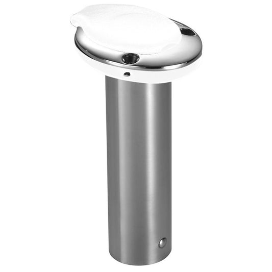 Attwood Standard Series Rod Holder - 0° - White Insert - Reel Draggin' Tackle