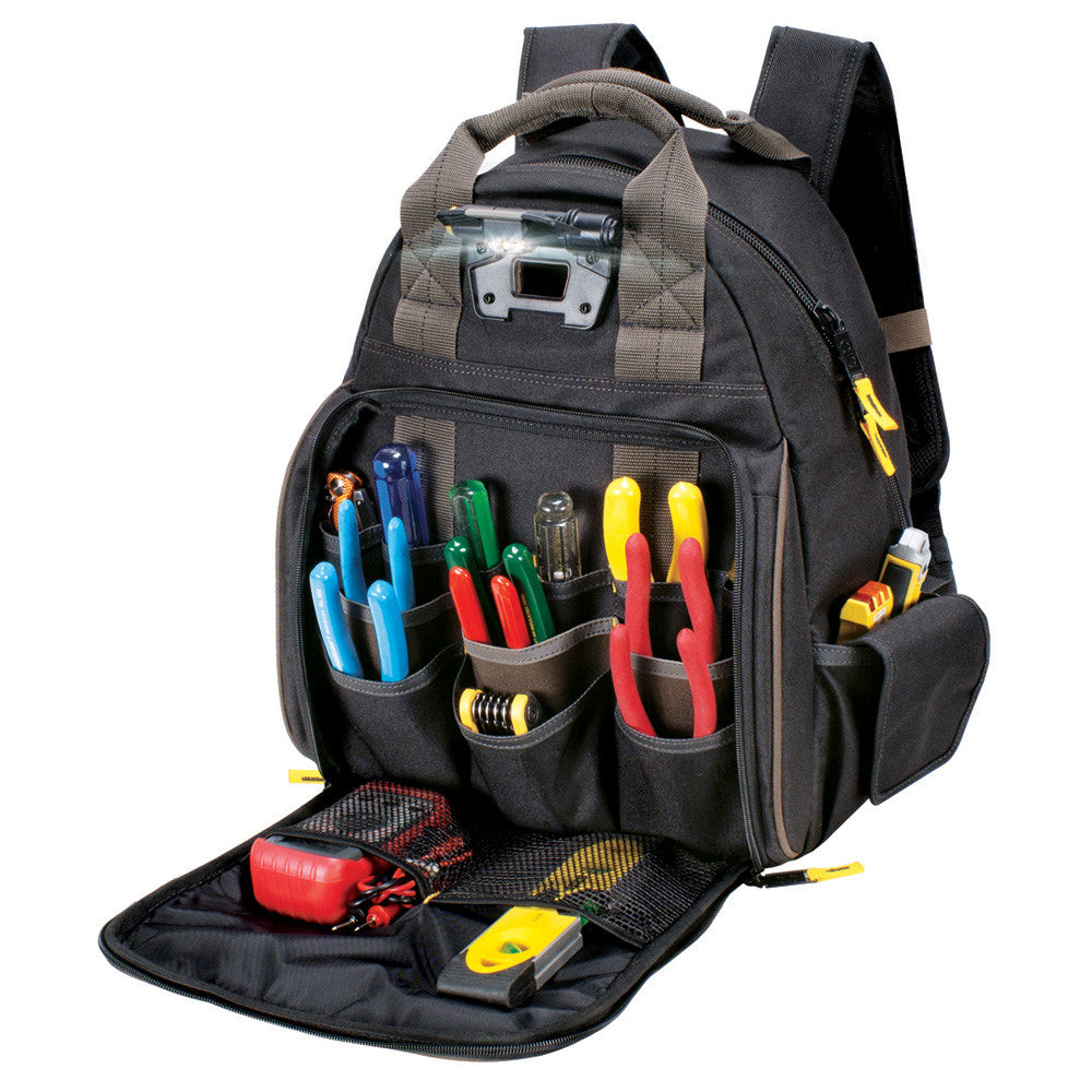 CLC L255 53 Pocket Tech Gear Lighted Backpack - Reel Draggin' Tackle