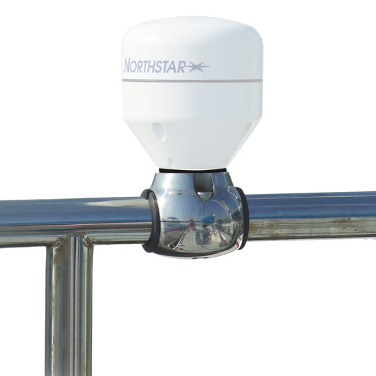 Edson GPS Antenna Rail Mount - Stainless Steel f/1"-1.25" Rails & 1"-14 Threads - Reel Draggin' Tackle