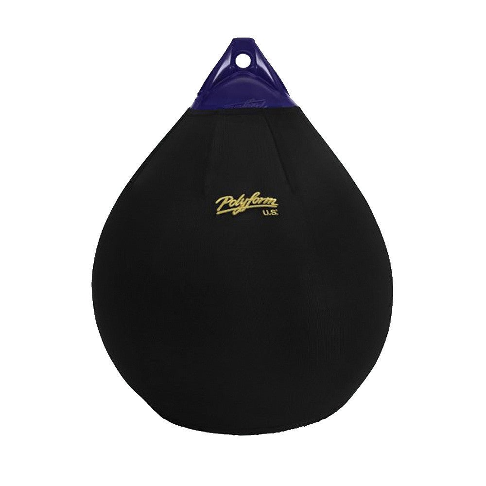 Polyform Fender Cover f/A-2 Ball Style - Black - Reel Draggin' Tackle