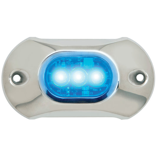 Attwood Light Armor Underwater LED Light - 3 LEDs - Blue - Reel Draggin' Tackle