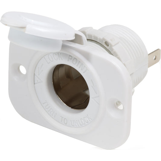 Blue Sea 12 Volt Dash Socket - White - Reel Draggin' Tackle