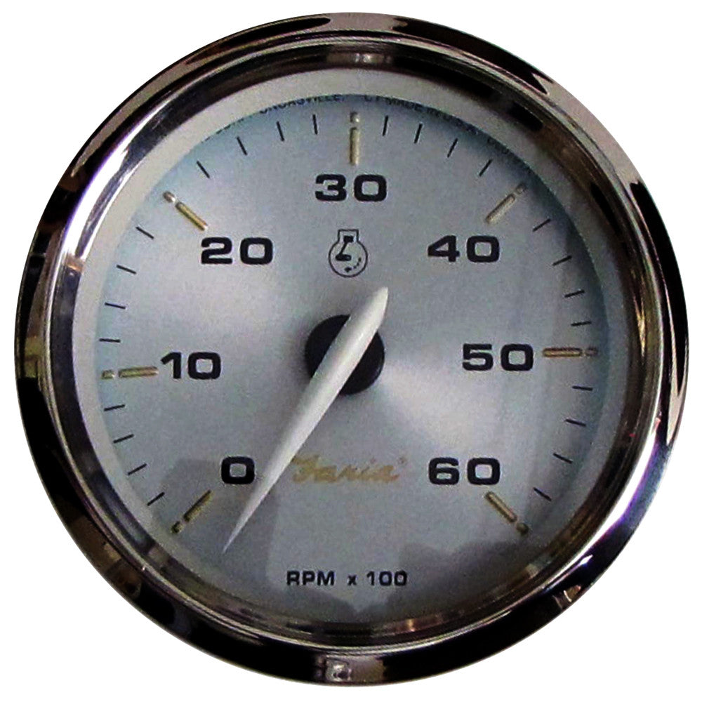 Faria Kronos 4&#34; Tachometer - 6,000 RPM (Gas - Inboard & I/O) - Reel Draggin' Tackle