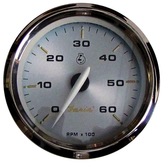 Faria Kronos 4" Tachometer - 6,000 RPM (Gas - Inboard & I/O) - Reel Draggin' Tackle