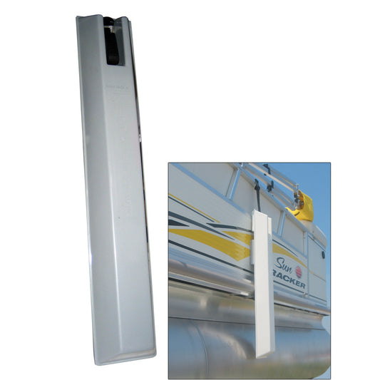 Dock Edge 'TOON Pontoon Boat Fender - 36" - Grey - Reel Draggin' Tackle