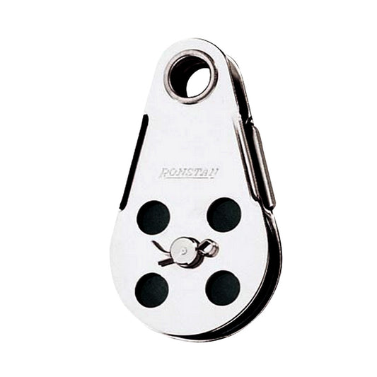 Ronstan Wire Block - Tubular Rivet Head w/Removable Nylatron® Sheave - 45mm(1-3/4") Sheave Diameter - Reel Draggin' Tackle