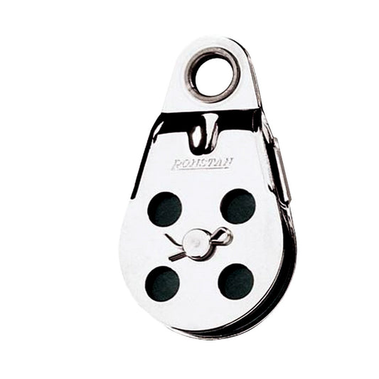 Ronstan Wire Block - Ferrule Top w/Removable Nylontron® Sheave - 45mm(1-34/") Sheave Diameter - Reel Draggin' Tackle