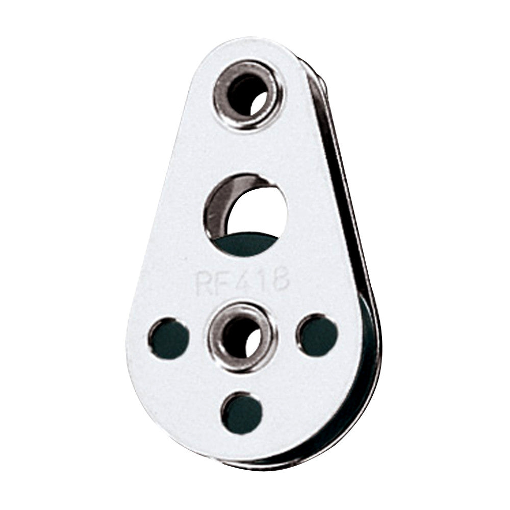 Ronstan Wire Block - Tubular Rivet Head w/Nylatron® Sheave - 25mm(1") Sheave Diameter - Reel Draggin' Tackle